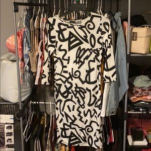 Really cute abstract midi dress by love culture